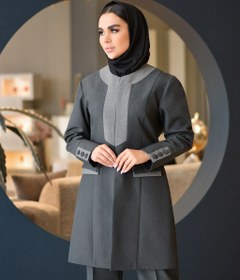 تصویر مانتو شلوار اداری مدل زینا 