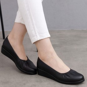 تصویر صندل زنانه مشکی 