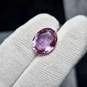 تصویر نگین سنگ آمیتیست شمش 7.55 قیراط کد 34006 