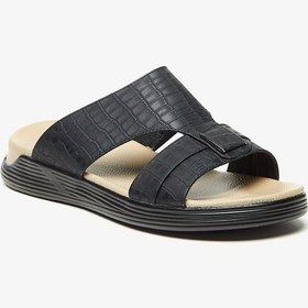 تصویر صندل مردانه با بافت متنی و بدون بند برند le confort Men's Textured Slip-On Sandals