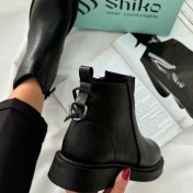 تصویر نیم بوت زنانه چرم سوگو مدل 434 