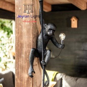 تصویر چراغ تزئینی مدل میمون Monkey model decorative lamp