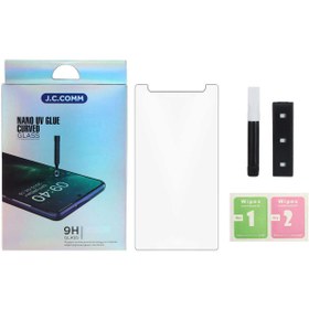 تصویر محافظ صفحه نمایش شیشه ای Samsung S8 / S9 UV J.C.Comm - (پک دار ) 