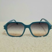 تصویر عینک آبی فیروزه ای زنانه 