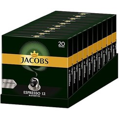 تصویر پک ده بسته ایی کپسول قهوه جاکوبز Jacobs espresso 12 Ristretto 