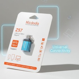 تصویر تبدیل OTG تایپ سی MCDODO Z57 OTG Z57 TYPE-C MCDODO
