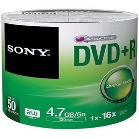 تصویر دی وی دی خام سونی پک 50 عددی ا SONY DVD-R - 50 Pack SONY DVD-R - 50 Pack