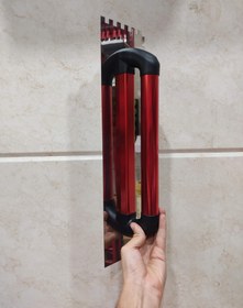 تصویر ماله شانه ای دو دست سایز 10 × 10 برند شیجینگ استیل ضد زنگ - سایز 12 × 48 سانت