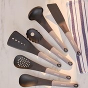 تصویر سرویس کفگیر ملاقه 7 پارچه کاراجا مدل Rue 