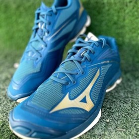 تصویر کفش کتونی ورزشی تخصصی والیبال هندبال میزانو ویوو لایتنینگ Mizuno Wave Lightning Z6 اورجینال اصل 