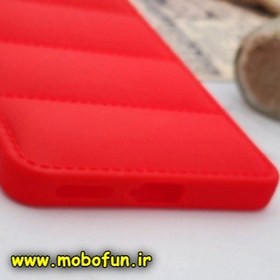 تصویر قاب گوشی Redmi Note 11 Pro 4G Global - Redmi Note 11 Pro 5G Global - Redmi Note 11E Pro 5G شیائومی سیلیکون ژله ای پافر PC زیر بسته محافظ لنز دار قرمز کد 484 