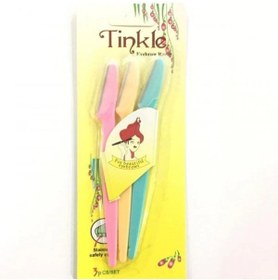 تصویر قیچی ابرو اورجینال برند Tinkle مدل 3-piece eyebrow razor set کد 65402548 