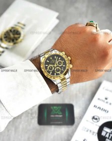 تصویر ساعت مچی مردانه رولکس ROLEX مدل DAYTONA کد 1180 ROLEX DAYTONA men's wristwatch model - 1180