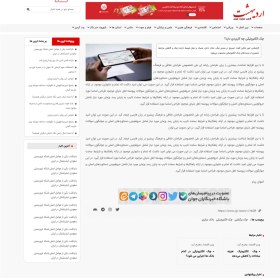 تصویر سایت آماده خبری به همراه هاست لینوکس و دامنه ir 