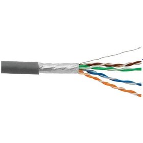 تصویر کابل شبکه 305 متری دی لینک NCB-C6 D-Link NCB-C6SGRYR-305-24 305m Cat6 FTP Network Cable