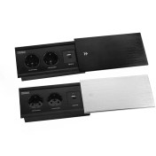 تصویر پریز توکار ملونی مدل 10076 کشویی 