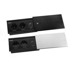 تصویر پریز توکار ملونی مدل 10076 کشویی 