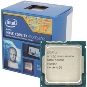 تصویر پردازنده تری اینتل مدل آی تری 4330 استوک Core i3-4330 3.5GHz LGA 1150 Haswell TRAY CPU