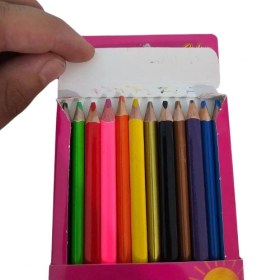تصویر مداد رنگی ۱۲ رنگ rainbo 