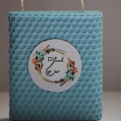 تصویر موم عسل مدل کتابی رنگ آبی روشن 