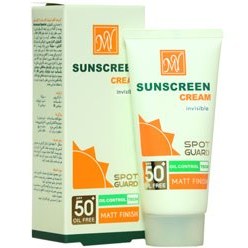 تصویر کرم ضد آفتاب ضد لک رنگی مای فاقد چربی اسپات گارد SPF50 My  Sunscreen oil Free Tinted spot Guard Spf50 cream 50ml