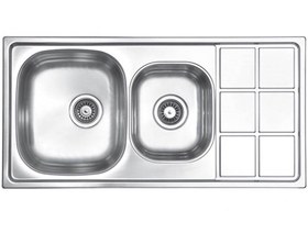 تصویر سینک توکار لتو مدل TX16 ابعاد: 100x50 سانتی متر