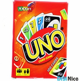 تصویر بازی کارتی Uno مدل 108 کارتی 