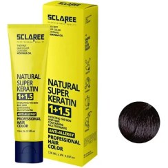 تصویر رنگ مو اسکلاره شماره 3.1 حجم 120 میلی لیتر رنگ قهوه ای خاکستری تیره 