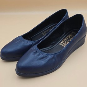 تصویر صندل زنانه سورمه ای 