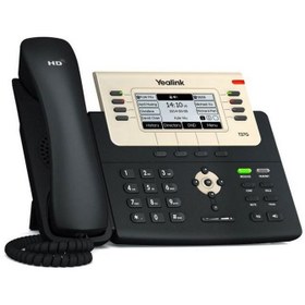 تصویر تلفن تحت شبکه یالینک مدل SIP-T27G Yealink SIP-T27G Network Phone