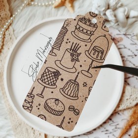 تصویر تگ قنادی کد 92 ( بسته 20 عددی ) 