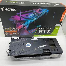 تصویر کارت گرافیک استوک گیگابایت GIGABYTE AORUS RTX 3060 Ti MASTER 8GB 