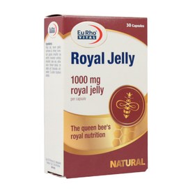 تصویر کپسول ژلاتینی رویال ژلی یوروویتال 30 عدد ا royal jelly royal jelly