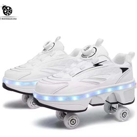 تصویر کفش اسکیت اتومات 236 سفید 