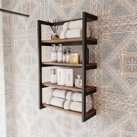 تصویر استند حمام دیواری کدSH5540 bathroom shelf