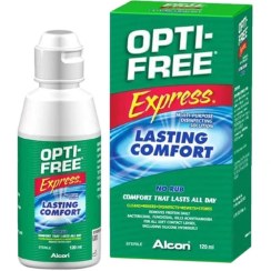 تصویر محلول شستشوی لنز اپتی فری مدل Opti Free Express حجم 120 میلی لیتر 