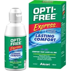 تصویر محلول شستشوی لنز اپتی فری مدل Opti Free Express حجم 120 میلی لیتر 