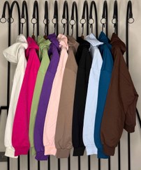 تصویر هودی باکسی کلاه دار 