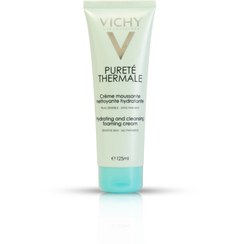 تصویر فوم کرم پاک کننده صورت ویشی مناسب پوست های حساس ۱۲۵ میلی لیتر Vichy Purifying Foaming Cream Cleanser For Sensitive Skins 125 ml