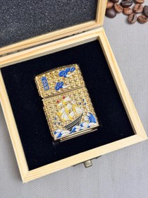 تصویر فندک بنزینی چیف CHIEF مدل Retro Old Style SN-LIZO-2102-44