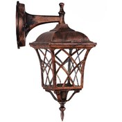 تصویر چراغ حیاطی دیواری شفق مدل پاسارگاد وارونه کد 8402 