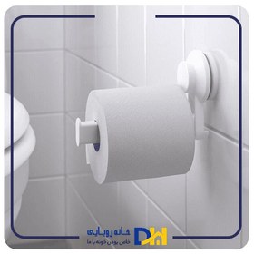 تصویر جای دستمال توالت ایکیا مدل TISKEN Toilet roll holder with suction cup