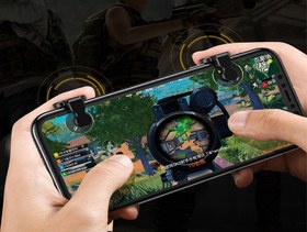 تصویر دسته بازی PubG باسئوس مدل ACHDCJ-01 ا PubG Baseus ACHDCJ Finger Gaming Controller PubG Baseus ACHDCJ Finger Gaming Controller