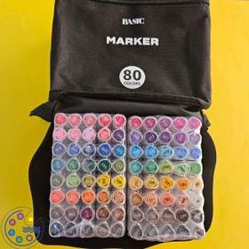 تصویر ماژیک طراحی بیسیک 80 رنگ 4480 