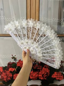 تصویر بادبزن عروس کد ۳۲۶ 