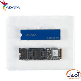 تصویر اس اس دی ای دیتا Legend 740 M.2 2280 NVMe 500GB ا ADATA Legend 740 PCIe Gen3x4 2280 NVMe 500GB M.2 SSD ADATA Legend 740 PCIe Gen3x4 2280 NVMe 500GB M.2 SSD