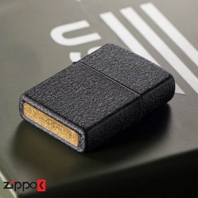 تصویر فندک زیپو مدل Zippo black crackle Lighter کد 236 Zippo black crackle Lighter