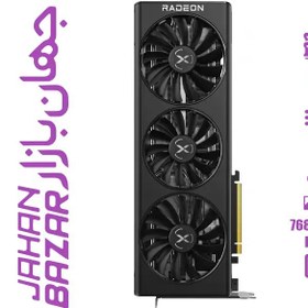 تصویر کارت گرافیک استوک ایکس اف ایکس XFX SWFT 319 RX 6800 ظرفیت 16 گیگابایت با کارتن 