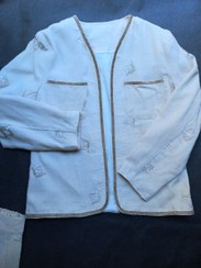 تصویر کت لینن فری سایز 