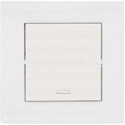 تصویر کلید و پریز ویرا مدل ساده بدون ارت 